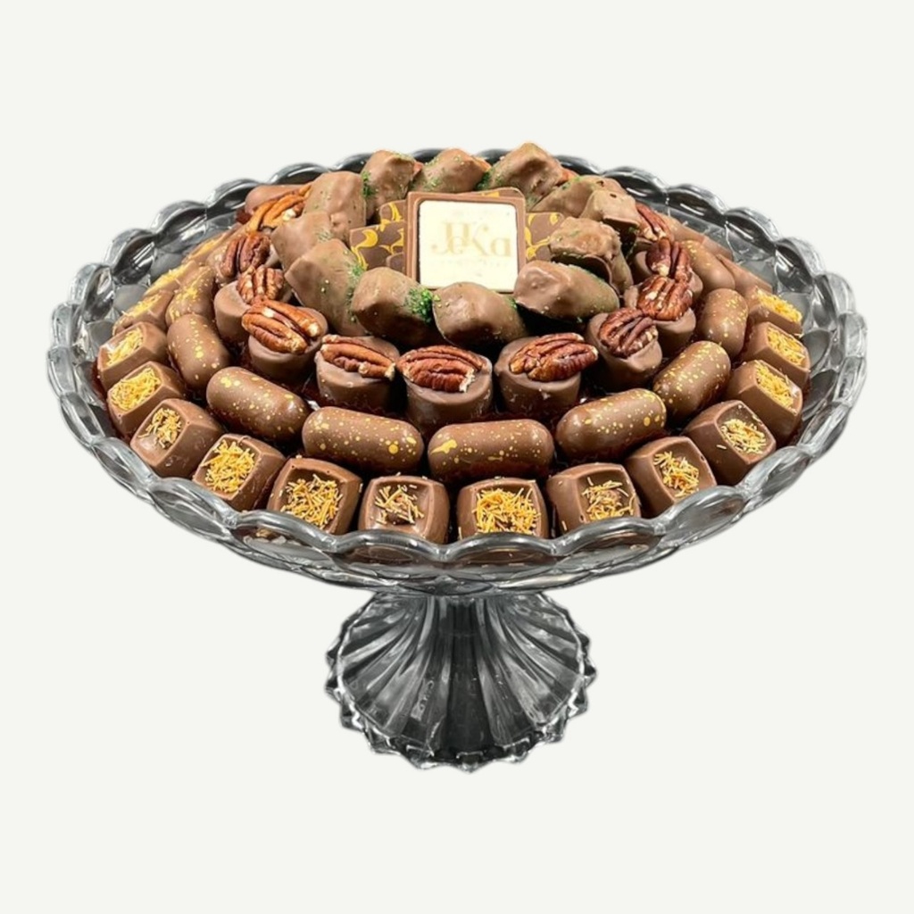 صينية كريستال مكشوف 875 جرام