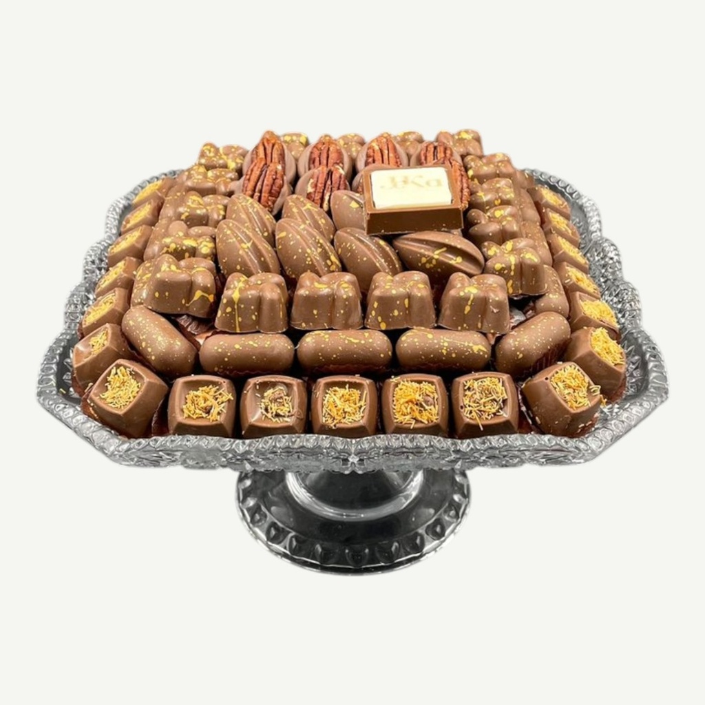 صينية كريستال مكشوف 850 جرام