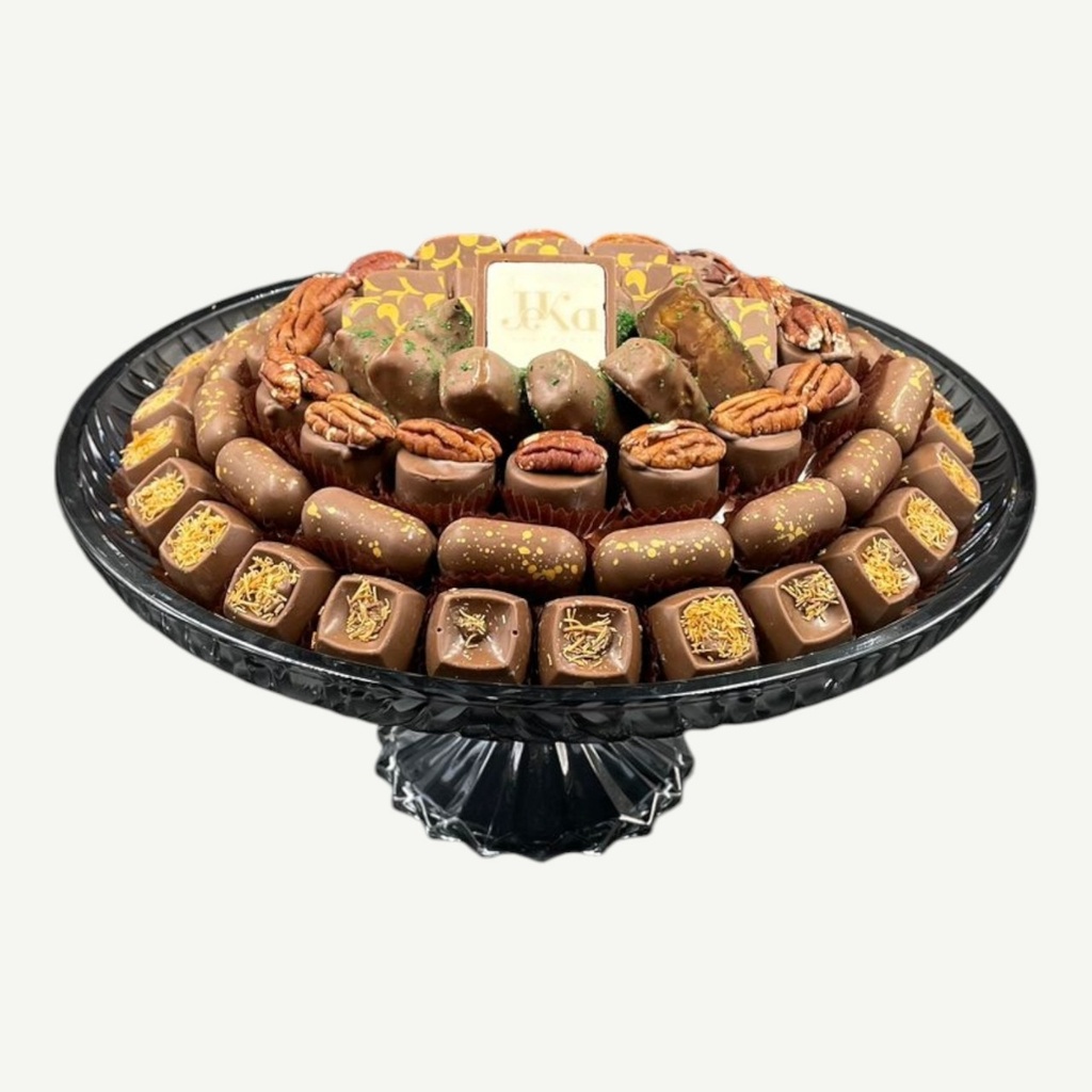 صينية كريستال مكشوف 925 جرام