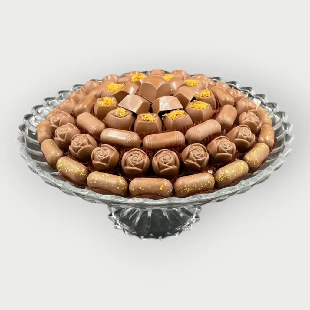 صينية كريستال مكشوف 722 جرام
