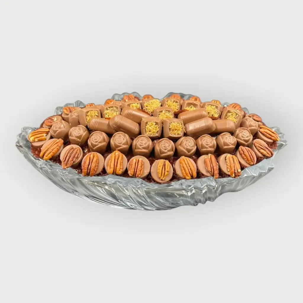 صينية كريستال مكشوف 715 جرام