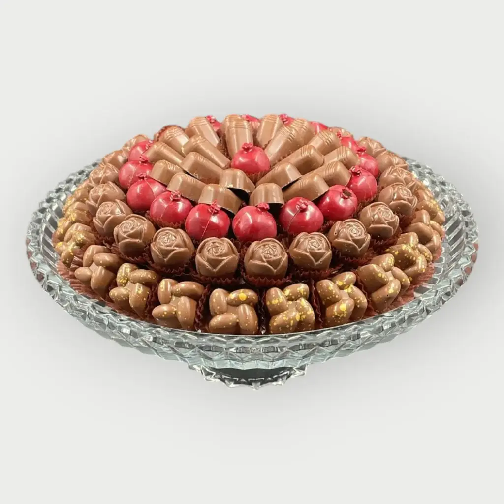 صينية كريستال مكشوف 935 جرام