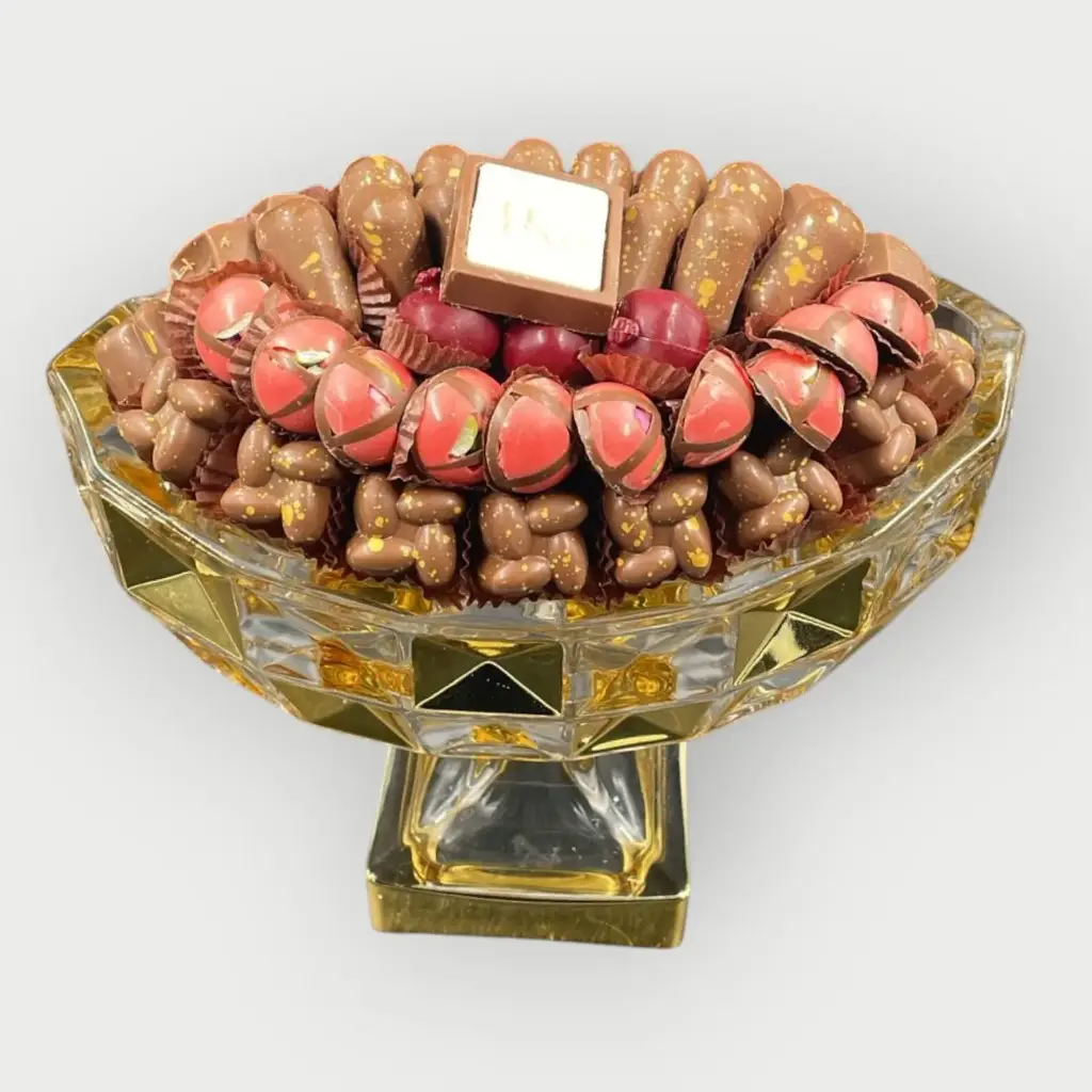 صينية كريستال مكشوف 656 جرام