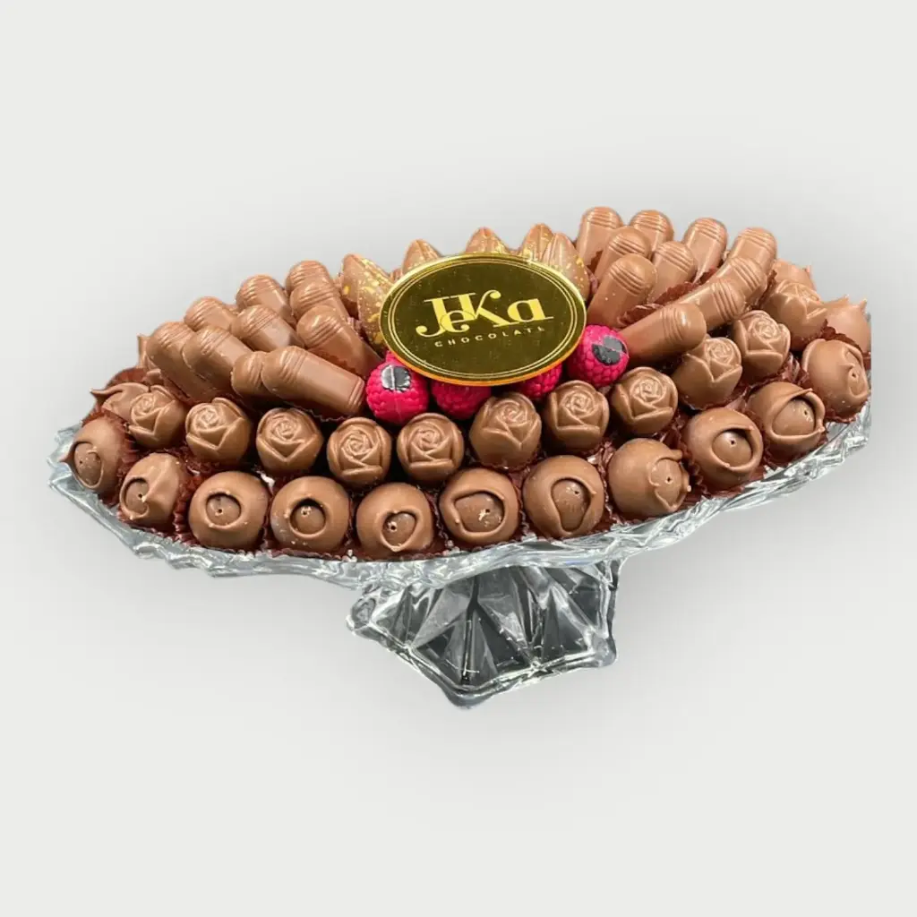 صينية كريستال مكشوف 906 جرام