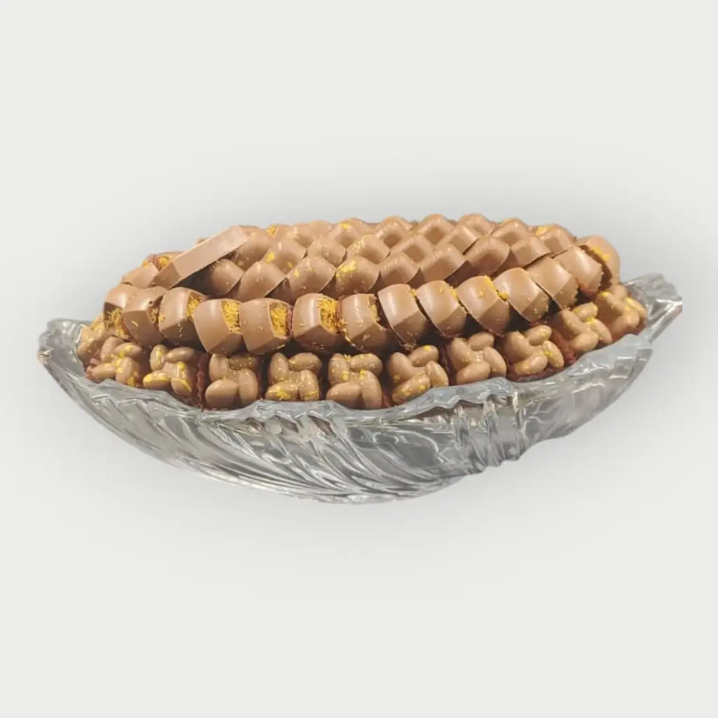 صينية كريستال مكشوف 765 جرام