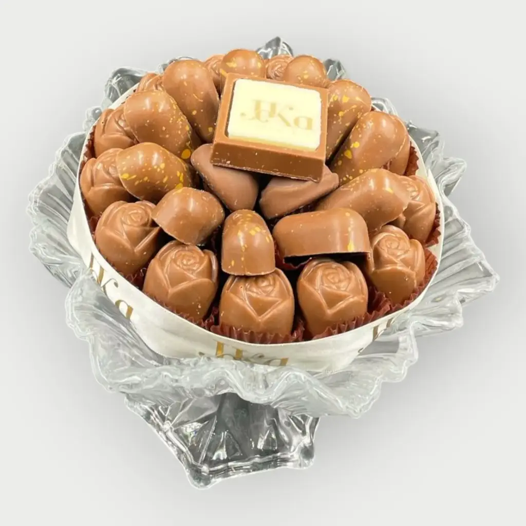 صينية كريستال مكشوف 324 جرام