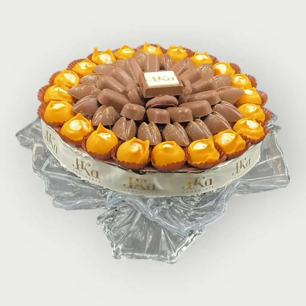 صينية كريستال مكشوف 632 جرام