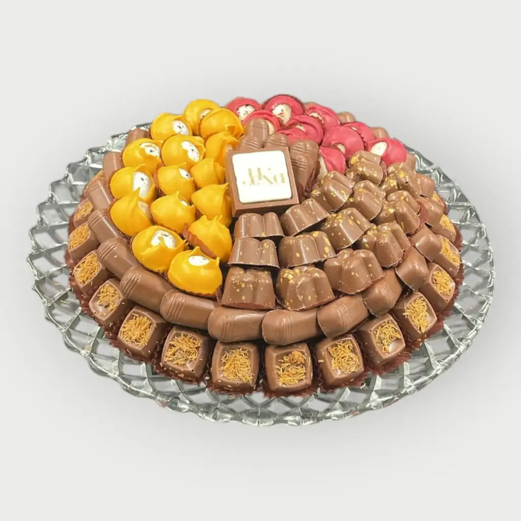 صينية كريستال مكشوف 1100 جرام