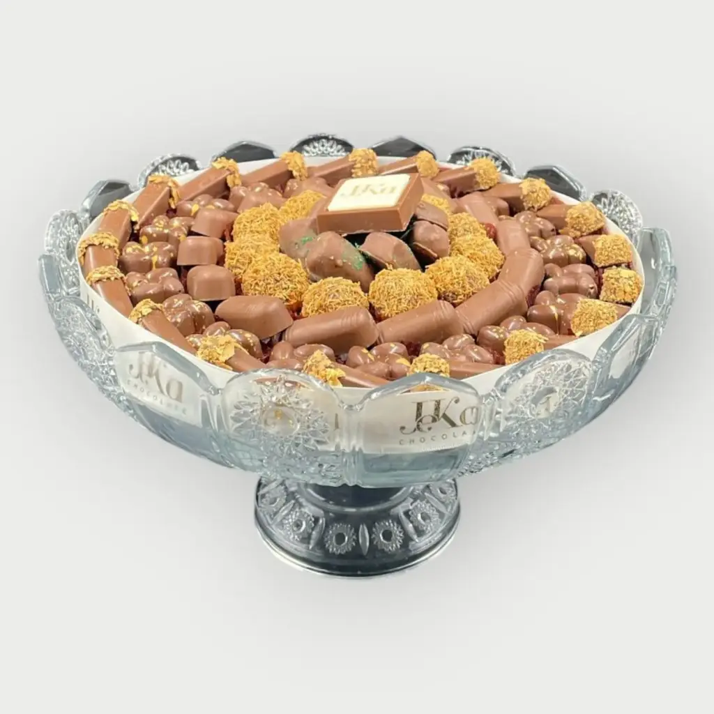 صينية كريستال مكشوف 835 جرام