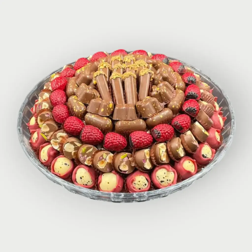 صينية كريستال مكشوف 1238 جرام