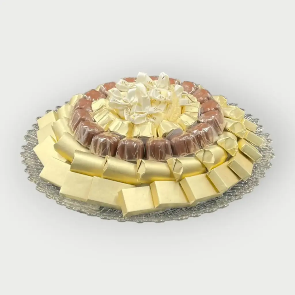 صينية كريستال مغلف 1105 جرام