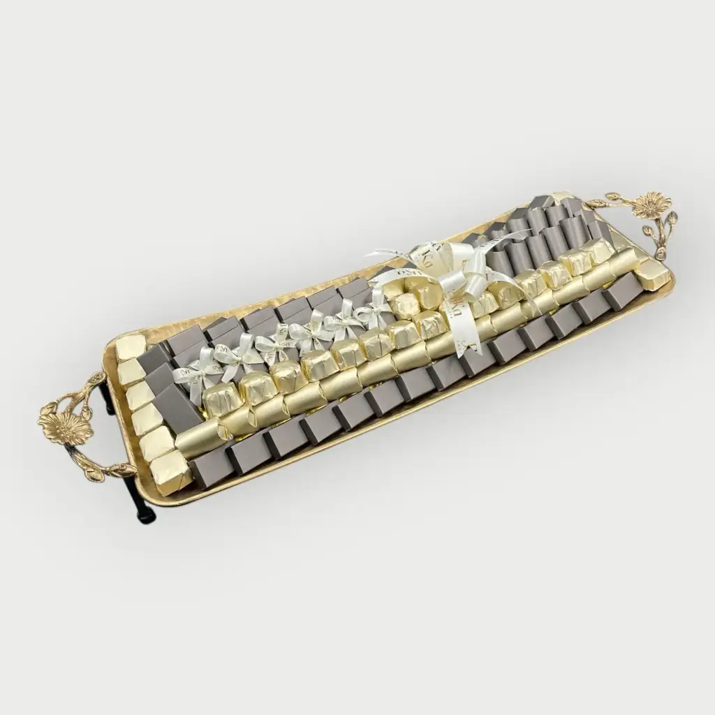 صينية استيل مغلف 1660 جرام