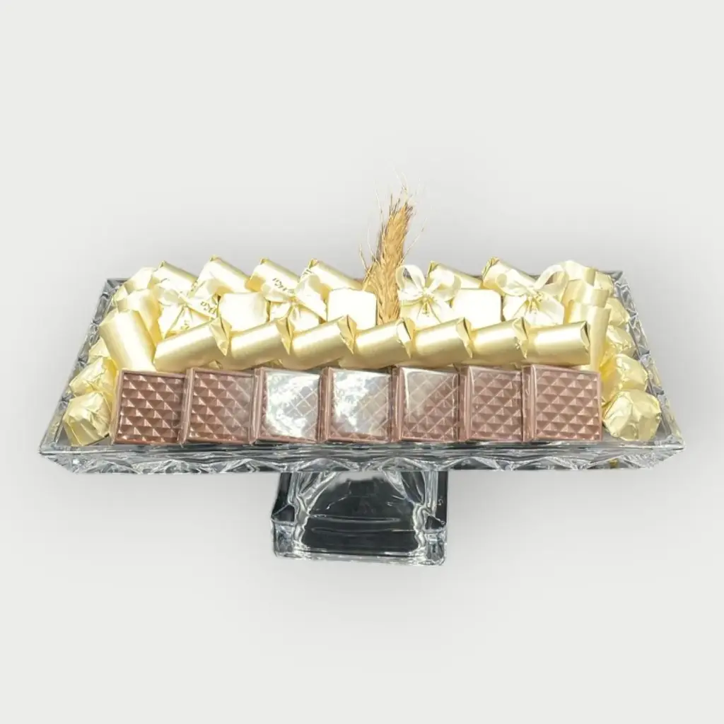 صينية كريستال مغلف 750 جرام