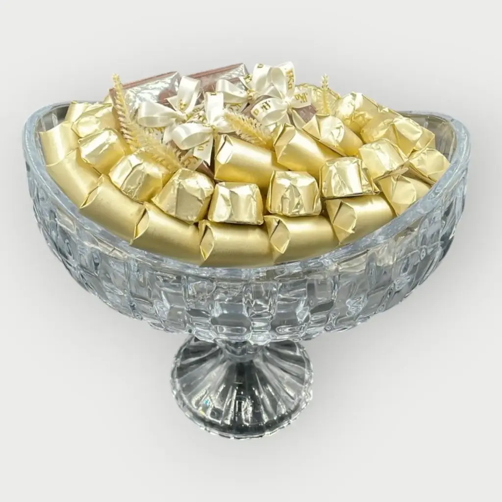 صينية كريستال مغلف 570 جرام