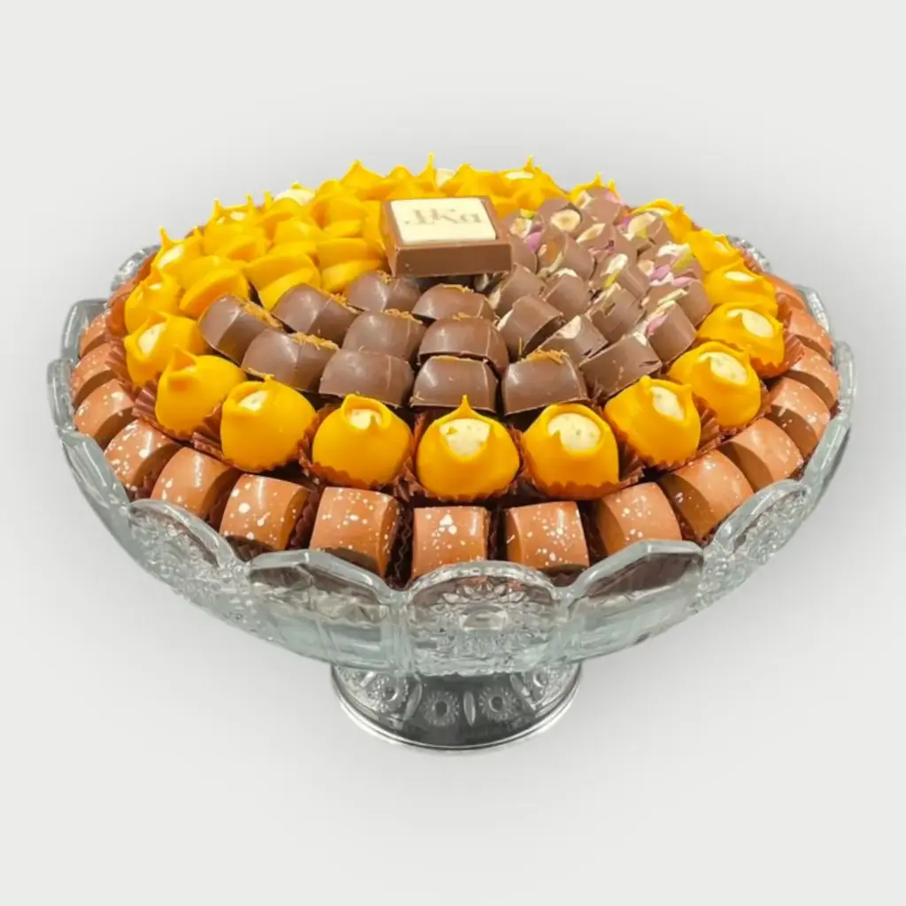 صينية كريستال مكشوف 1014 جرام