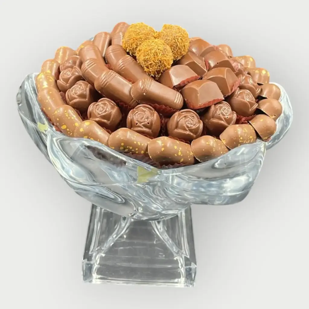 صينية زجاج مكشوف 654 جرام