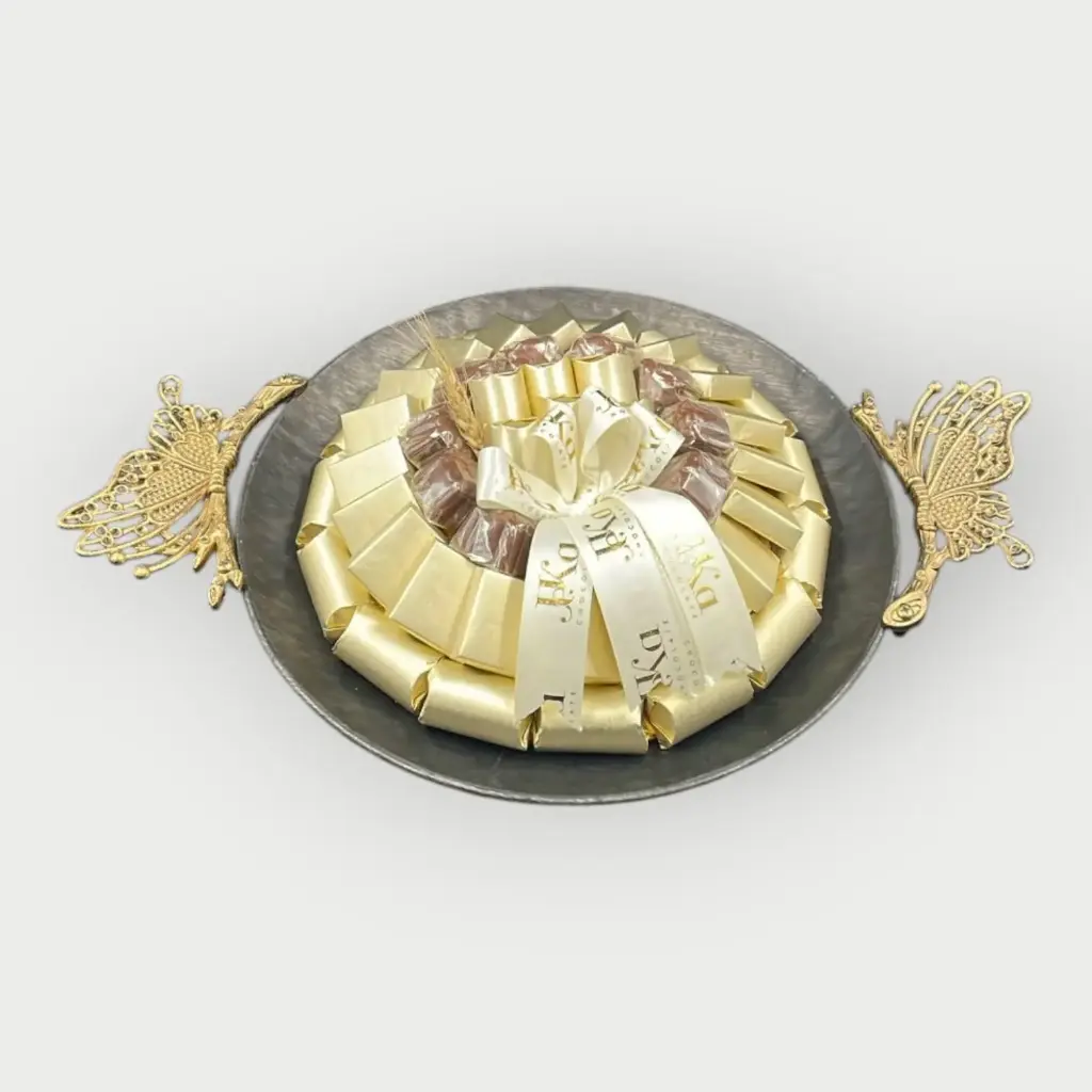 صينية استيل مغلف 720 جرام