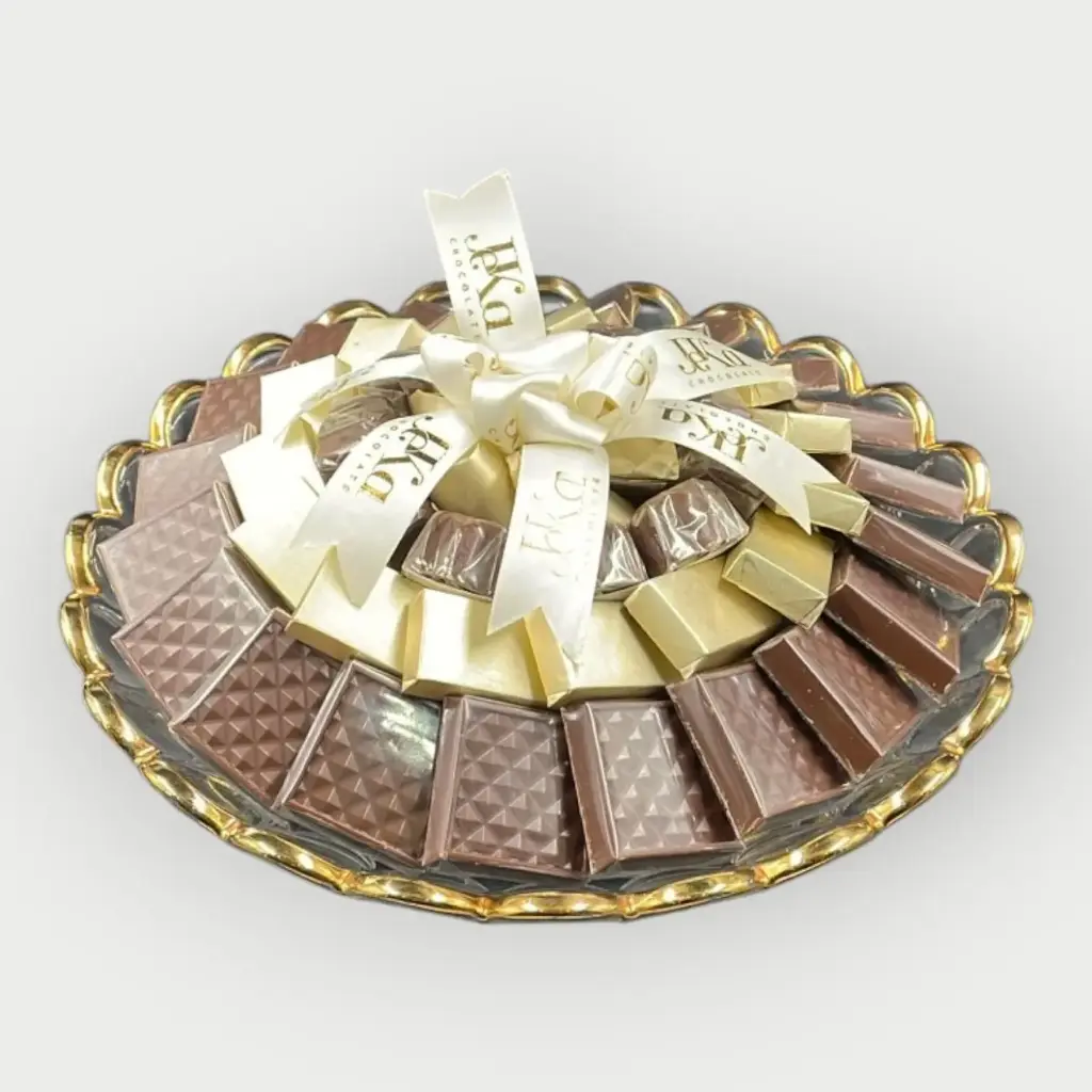 صينية كريستال مغلف 790 جرام