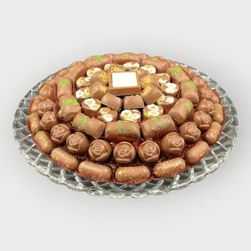 [29205] صينية كريستال مكشوف 854 جرام