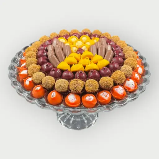 [29375] صينية كريستال مكشوف 1375 جرام