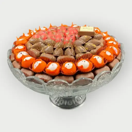 [29537] صينية كريستال مكشوف 944 جرام